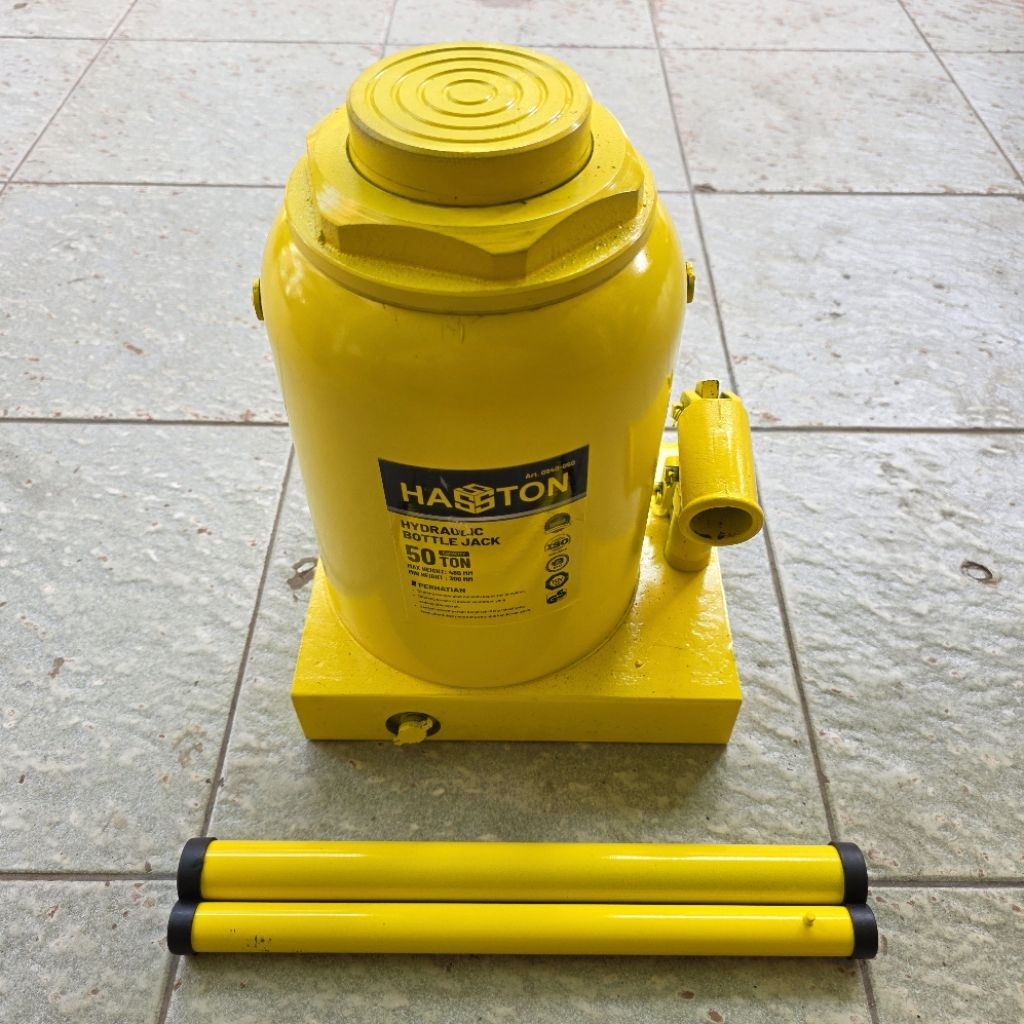 Dongkrak Botol Hidrolik 50 Ton Hasston / Hydraulic Bottle Jack 50T HASSTON