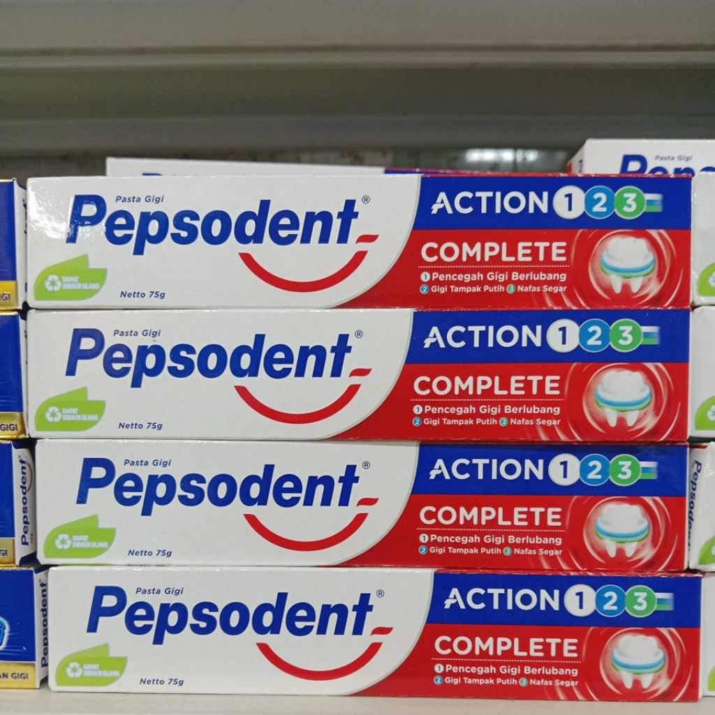 pepsodent action 123 complete 75gr