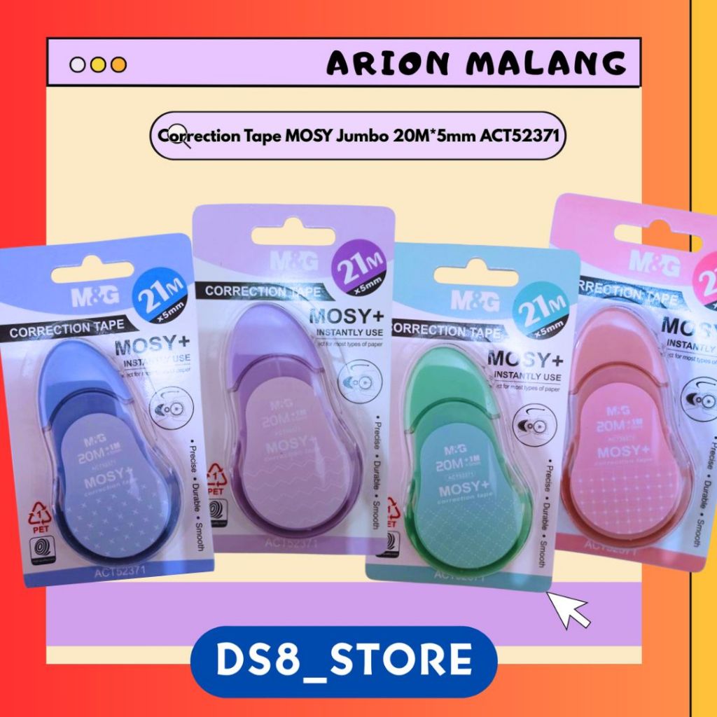 

M&G Correction Tape MOSY Jumbo 20M*5mm ACT52371