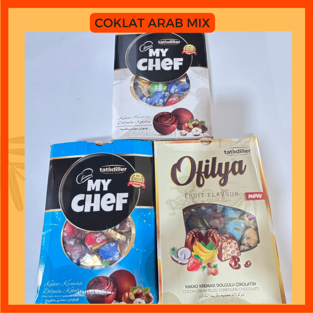 

Coklat Arab Mix Campur Turki Premium 2KG Oleh Oleh Haji Umroh