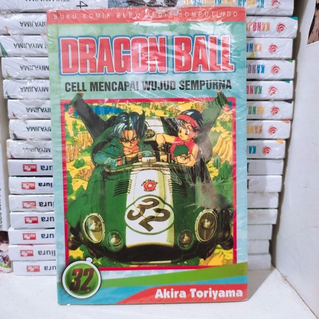 komik dragon ball vol 32 segel langka cover hijau tosca