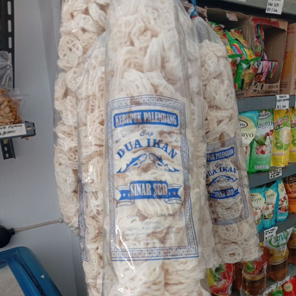 

kerupuk Palembang dua ikan UK 500gr