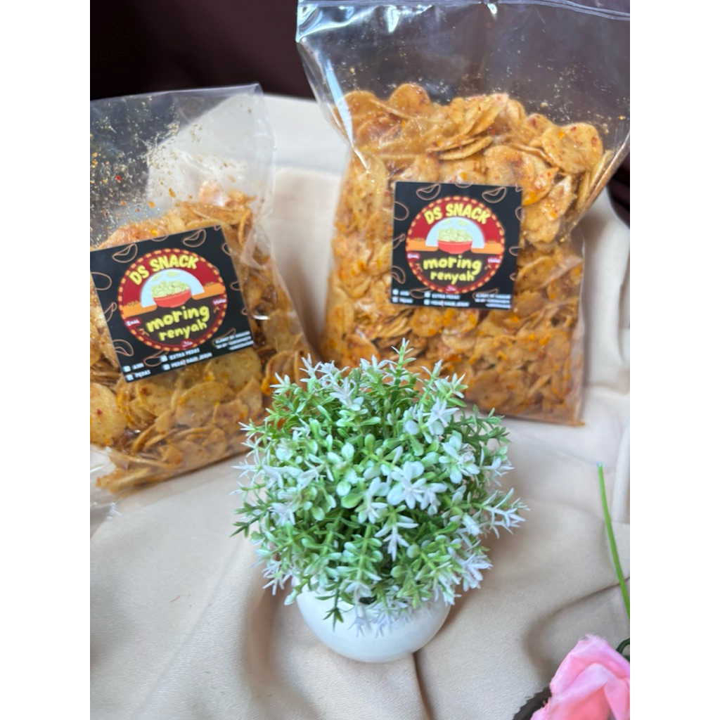 

MORING DS SNACK PEDAS 250gr/500gr-camilan kering/makanan ringan/