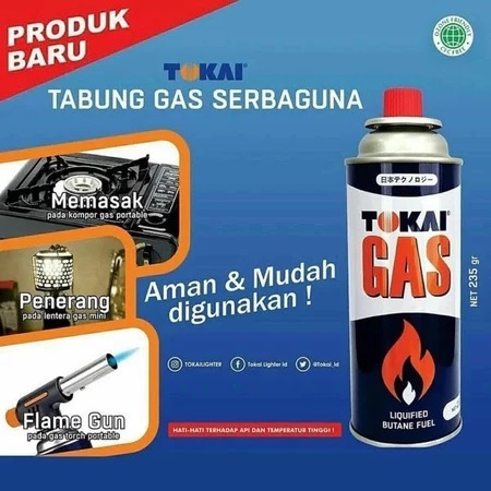 UnikOfficial - Gas Kaleng Tokai Gas Kaleng Premium Portable Original