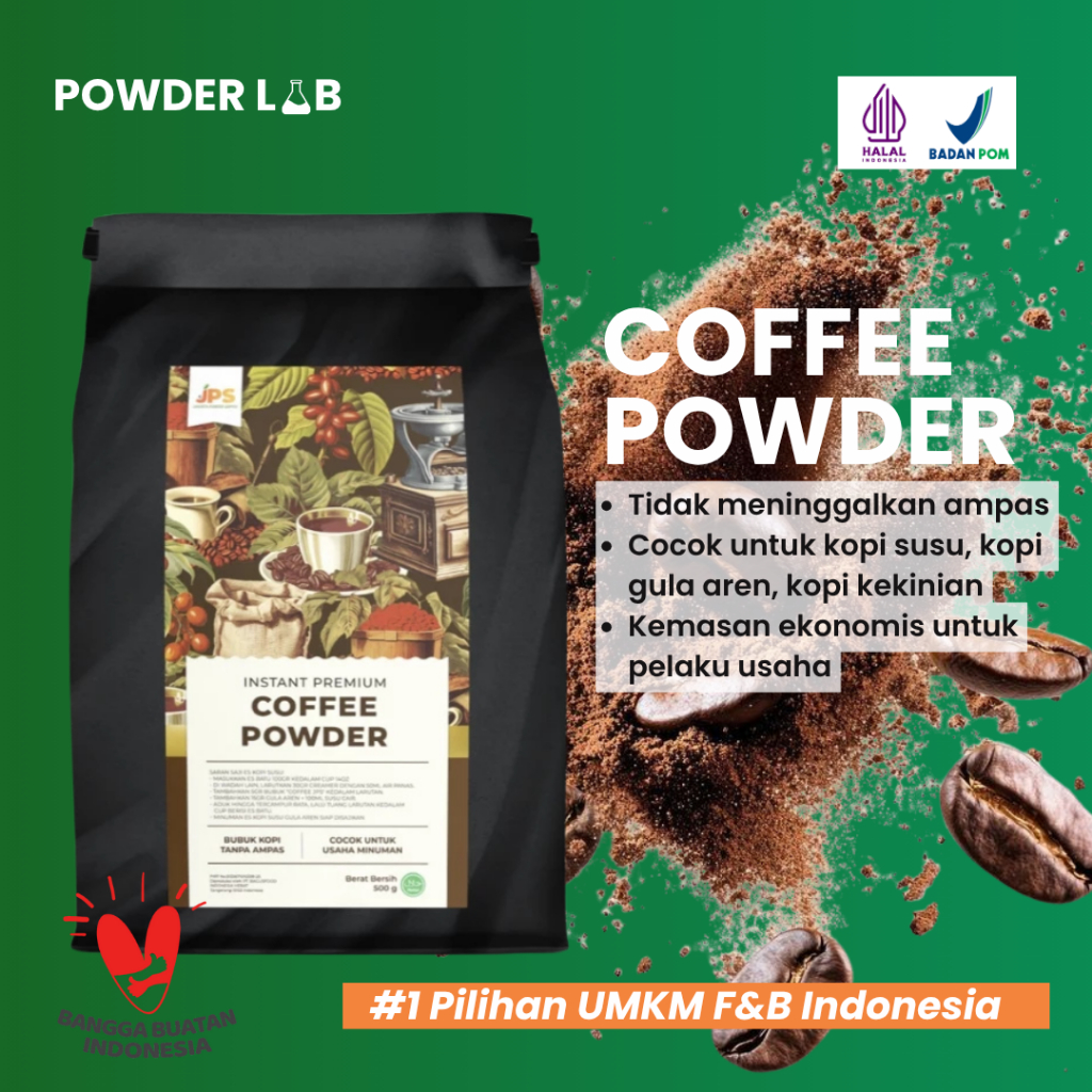 

Coffee Powder - Kopi Bubuk Tanpa Ampas Cocok Untuk Usaha