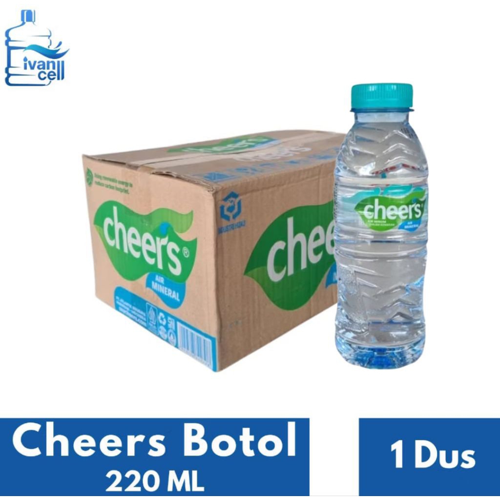 

⚡INSTANT⚡(1 DUS) CHEERS BOTOL 220 ML isi (24 BOTOL) - ORIGINAL 100%