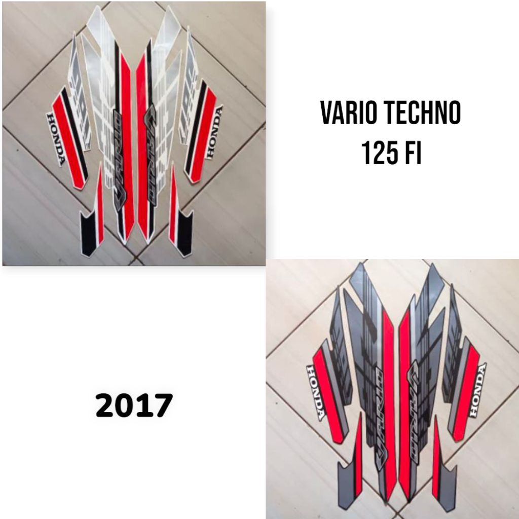 stiker striping skotlet lis body motor honda vario techno 125 fi tahun 2017