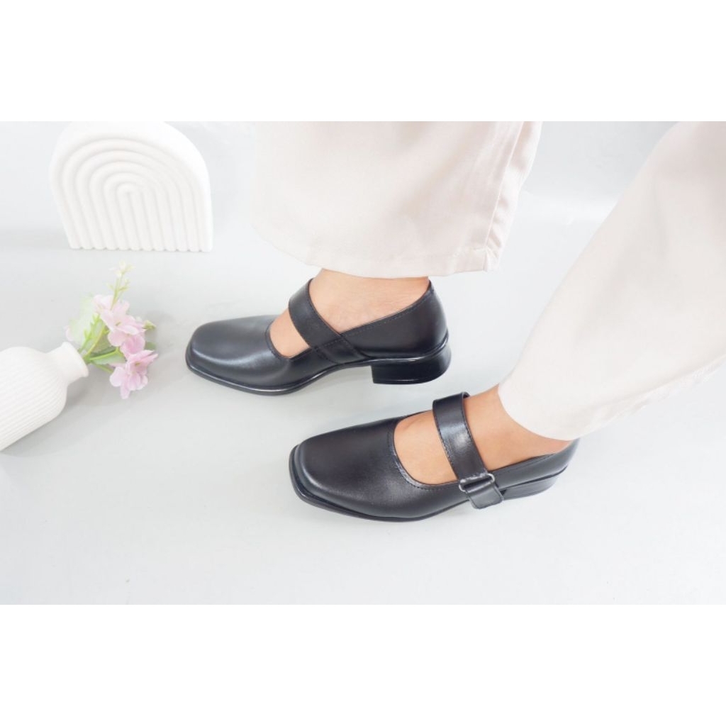 SEPATU KULIT SAPI ASLI MODEL PANTOFEL WANITA