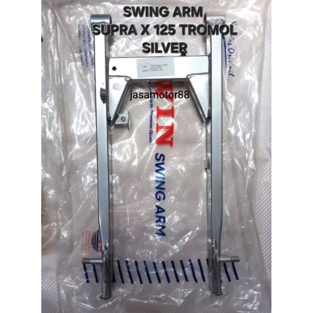 SWING ARM GARPU SUPRA X 125 TROMOL SILVER