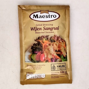 

Salad Dressing Wijen Sangrai Maestro 100gr