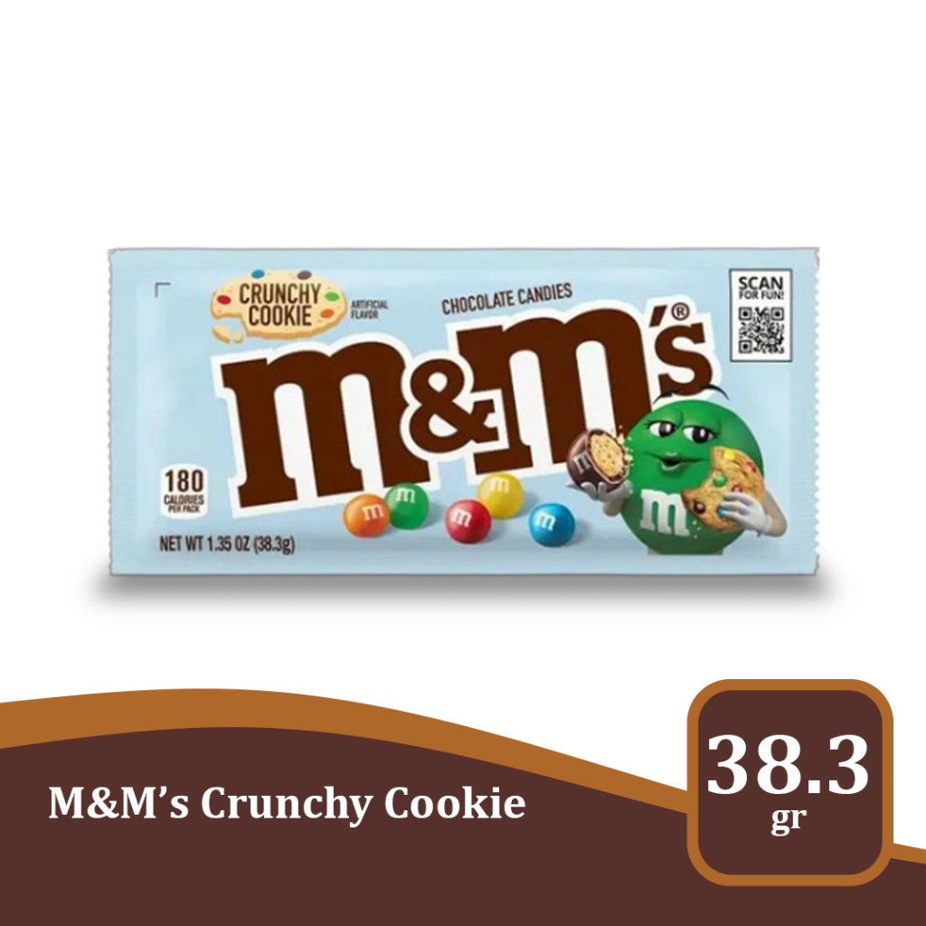 

M&M’s Crunchy Cookie 38.3gr / 1.35oz – Cokelat Import USA