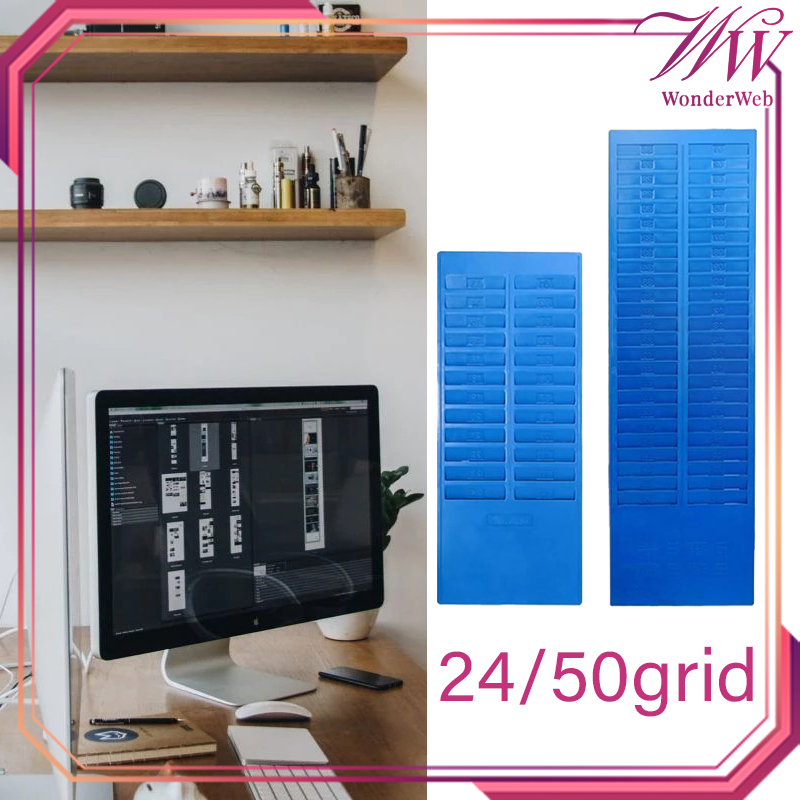 Rak Kartu Absen 24/50 Sheets Tempat Kartu Absensi Rak Absensi Kartu Tempat Kartu Absen Rak Kartu Abs