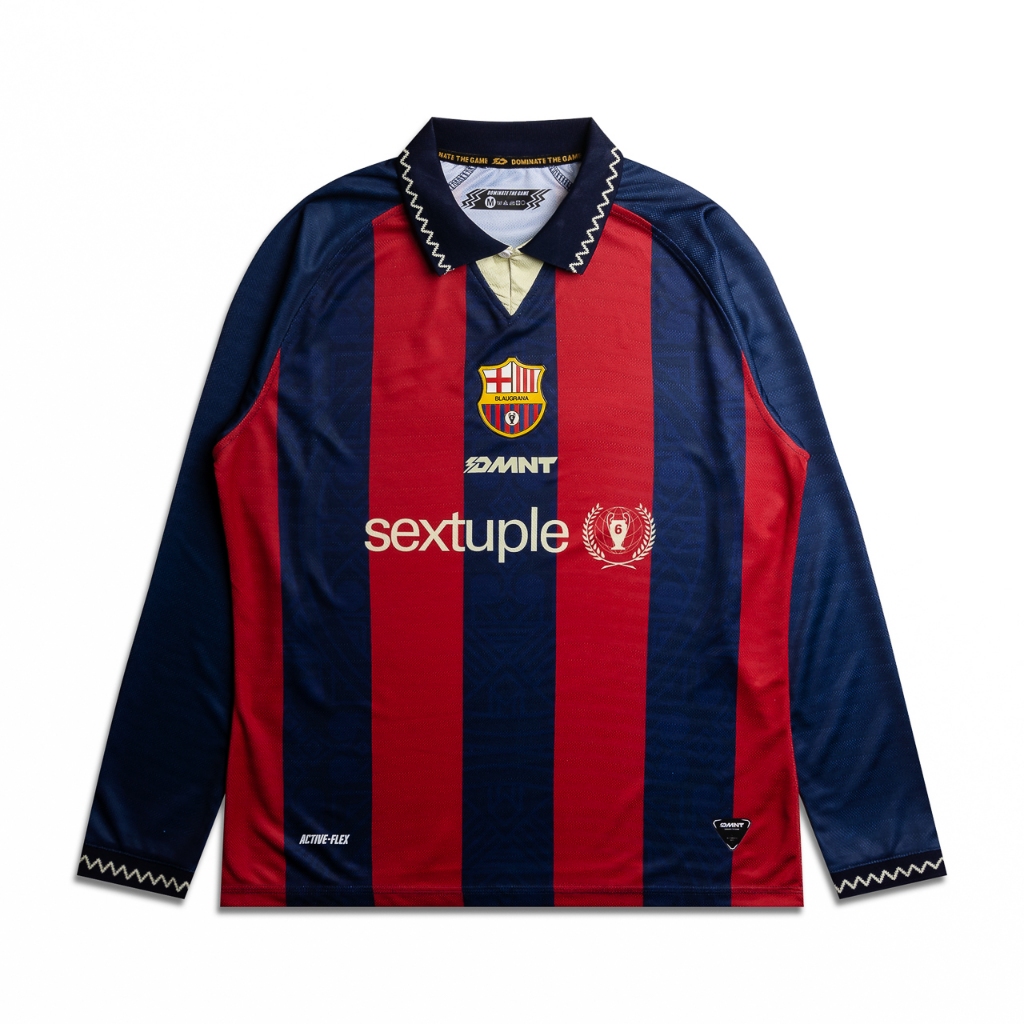 DMNT Jersey Fantasy Memorabilia Retro Vintage Series Sextuple Blaugrana Barca