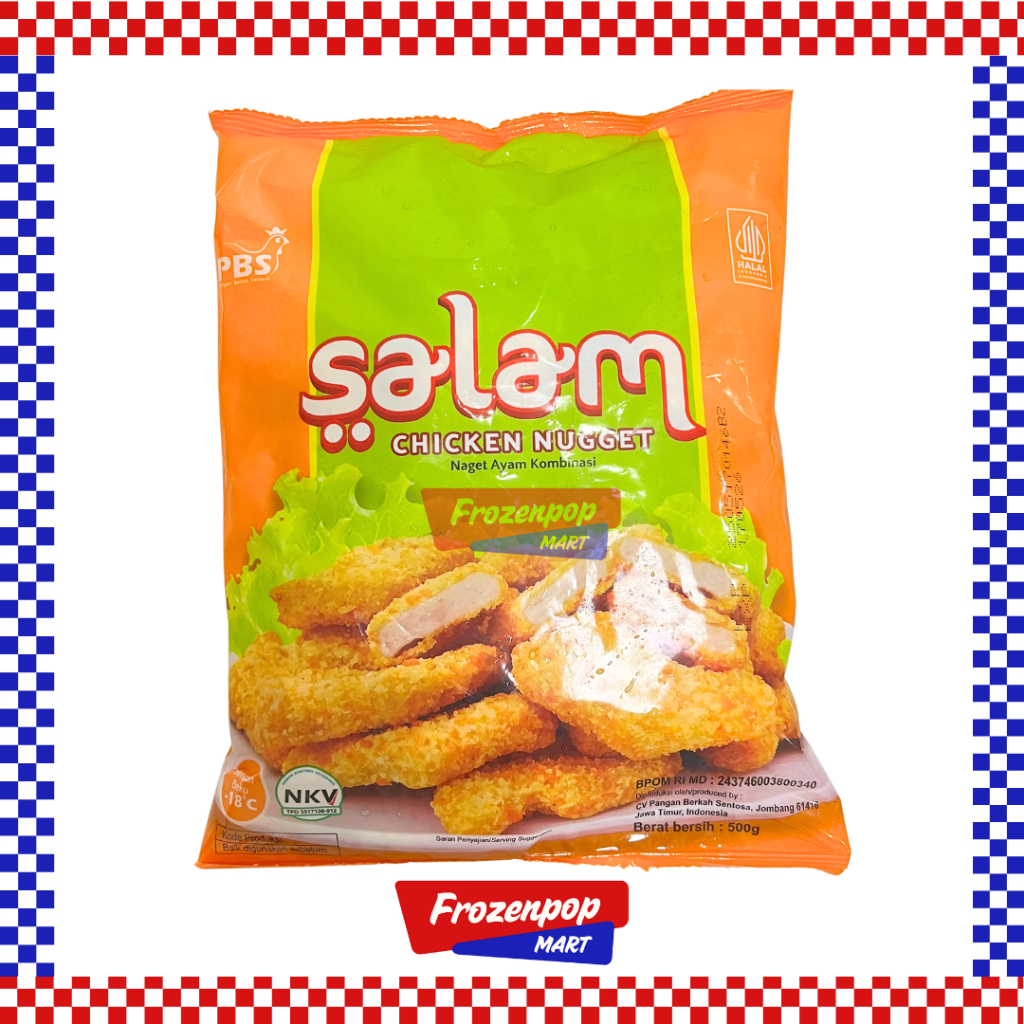 

Salam Chicken Nugget 500gr Naget Ayam [INSTANT MALANG]