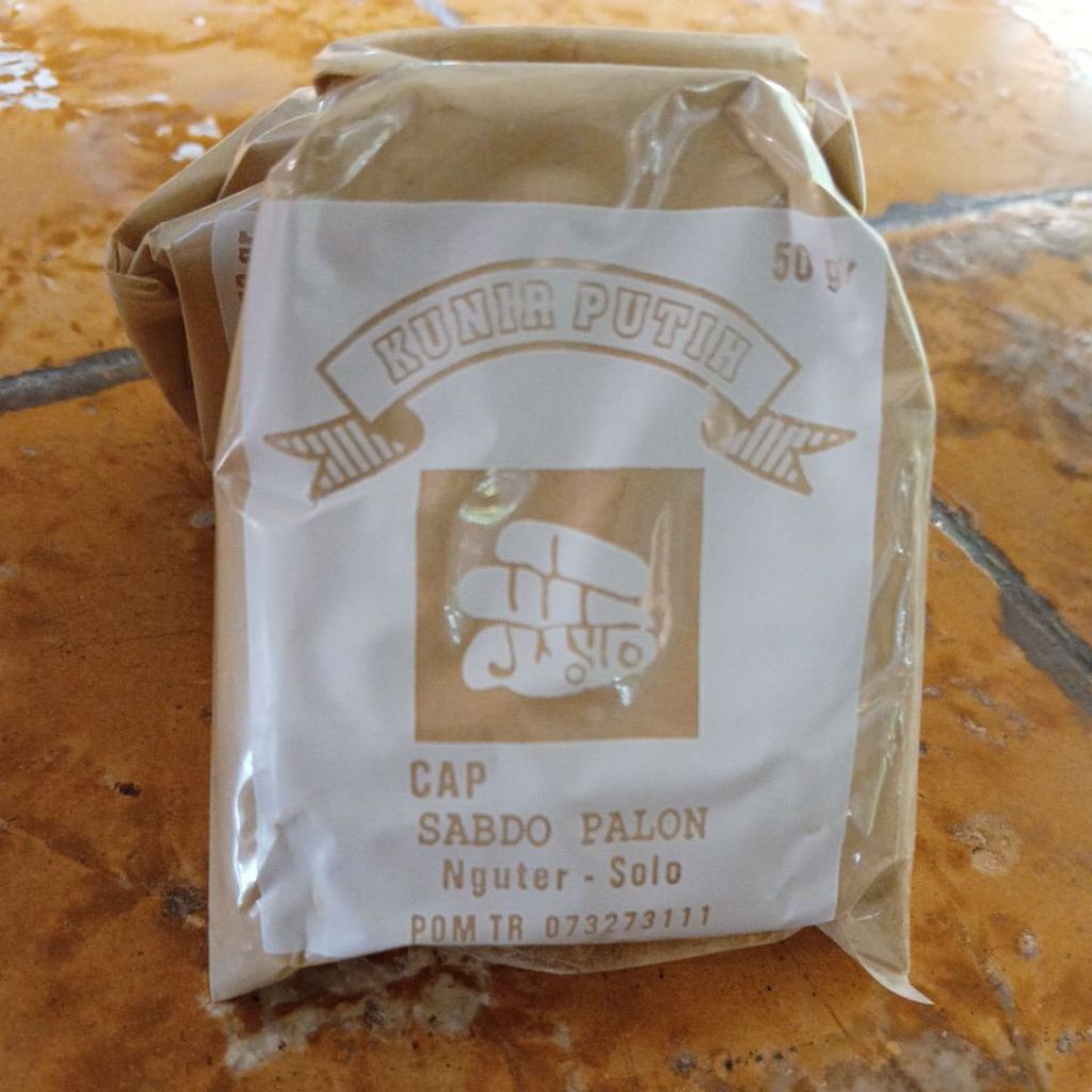

Serbuk kunyit putih Sabdo palon kemasan 50 gram