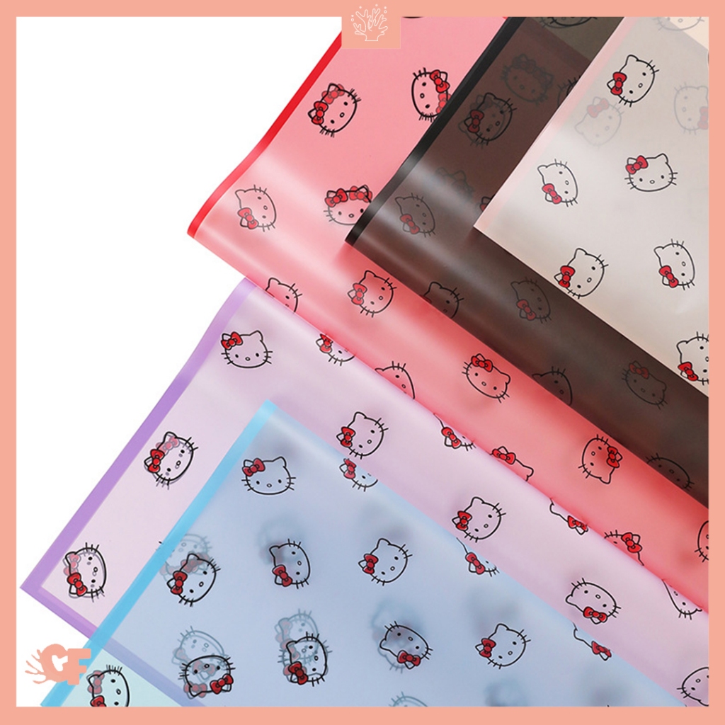 

Kertas Bunga Buket Transparan Frame List Hello Kitty Flower Wrapping Paper Frame Cellophane KB81