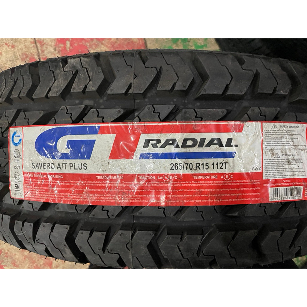 Ban GT Radial Savero AT Plus 265/70 R15