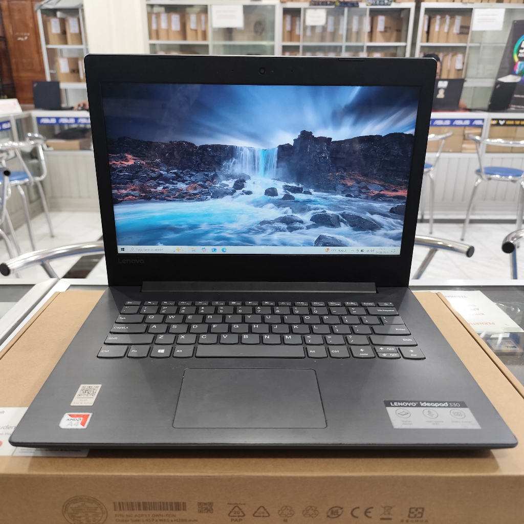 Laptop HP 14 RAM 4GB SSD 128GB Layar 14" Windows 10 1jutaan Lancar Siap Pakai