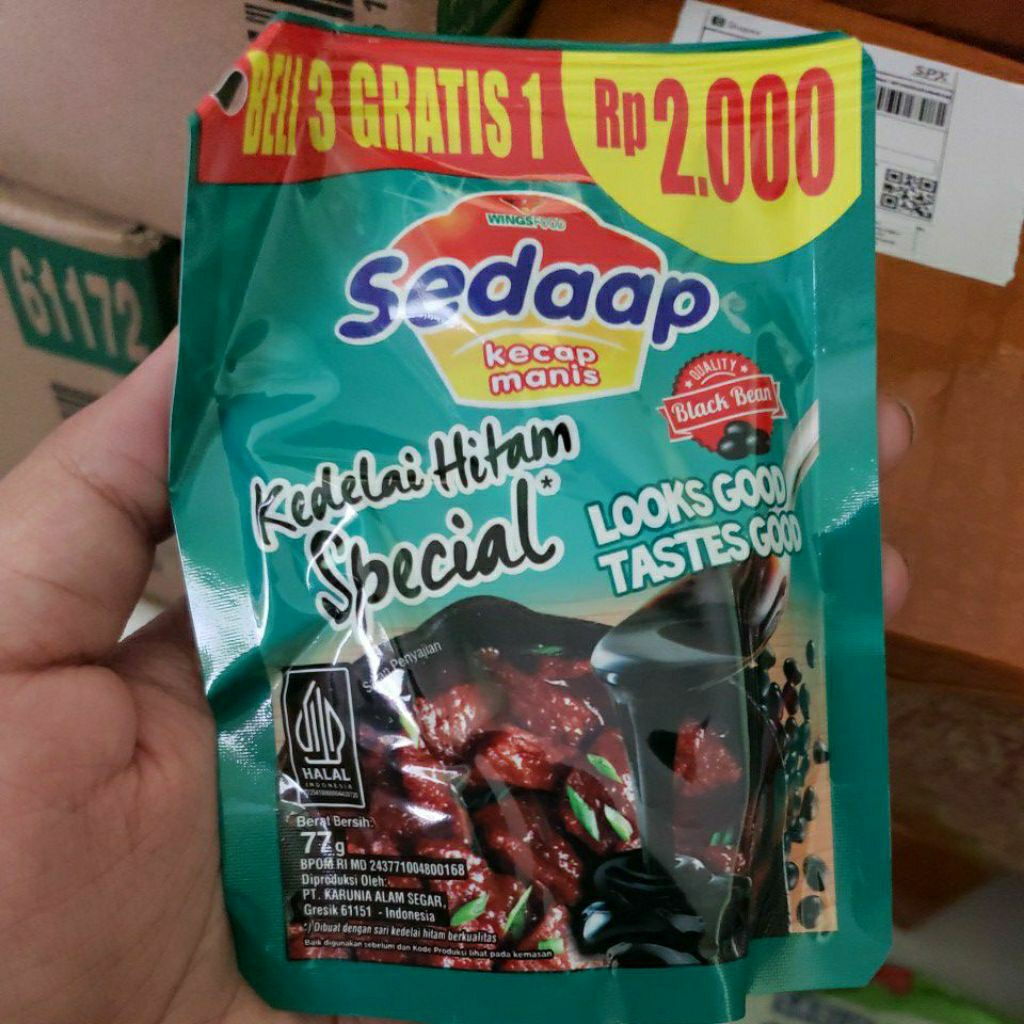 

Sedaap kedelai hitam special 77 gram