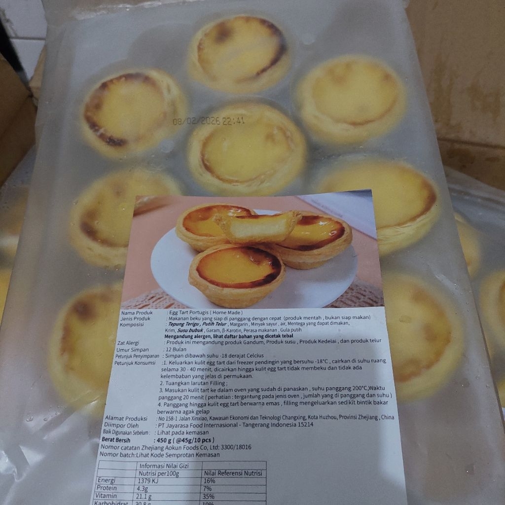 

EGG TART KEMASAN 10PCS