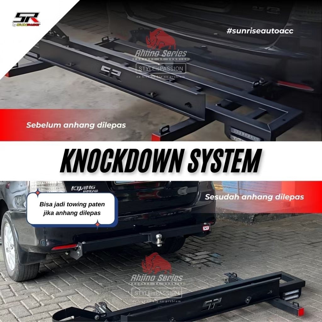 Towing Anhang by SR Fortuner Innova Pajero Sport - Towing Pickup Motor Shopee Styleispassion