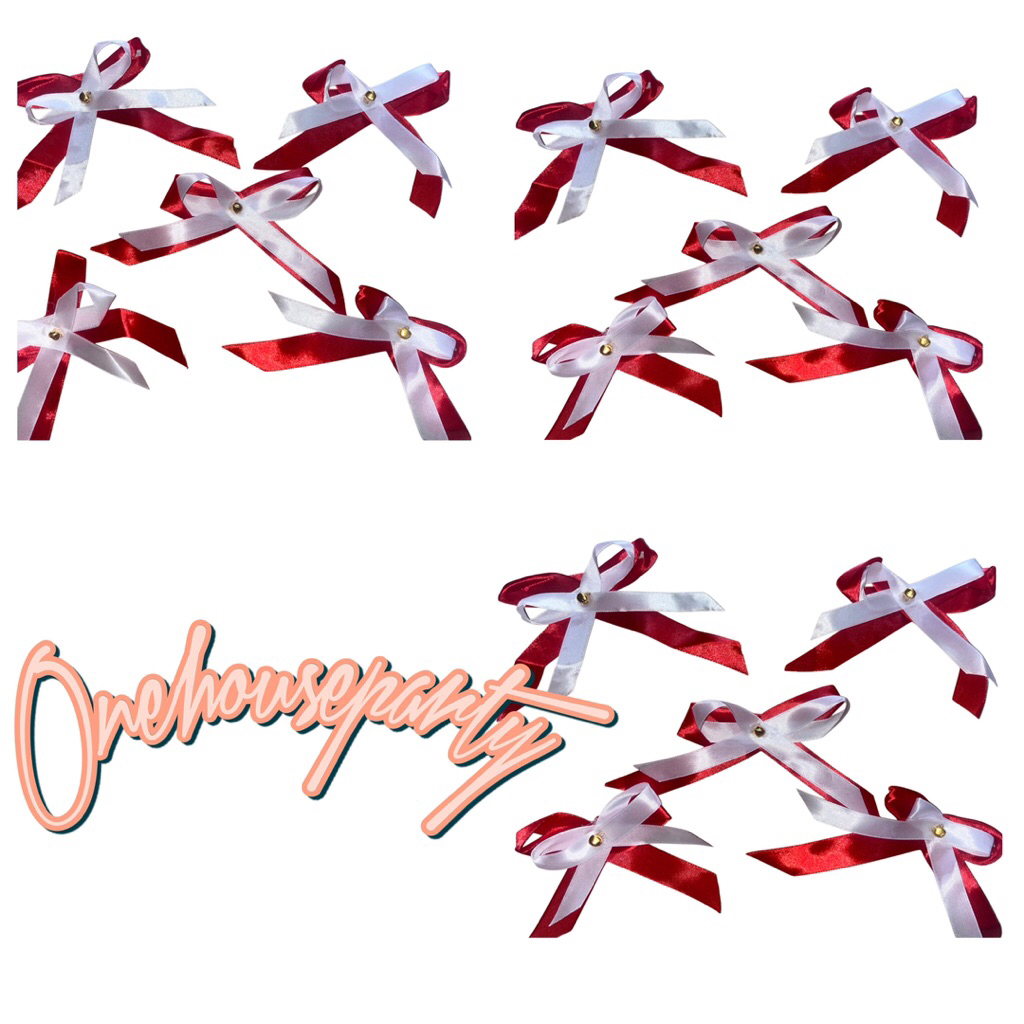 

Pita Merah Putih / Pita Hampers / Pita Hiasan / Pita Peniti Onehouseparty