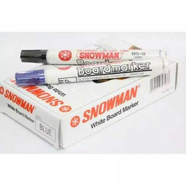 

Spidol SNOWMAN whiteboard / boardmarker spidol / Spidol papan tulis BG12