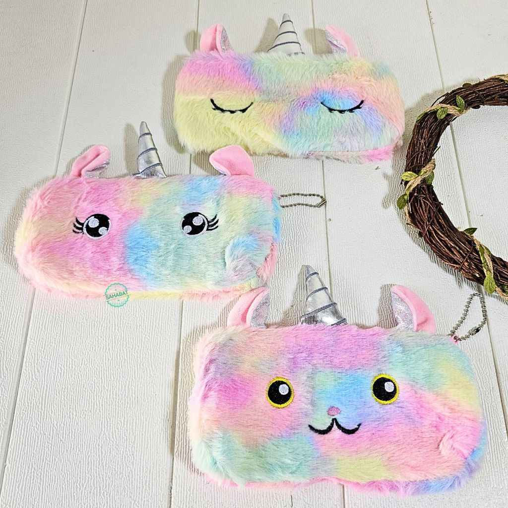 

KOTAK PENSIL BULU UNICORN/KOTAK PENSIL BAHAN LEMBUT/KOTAK PENSIL ANAK WARNA RAINBOW/TEMPAT PENSIL RAINBOW LUCU/KOTAK PENSIL KARAKTER
