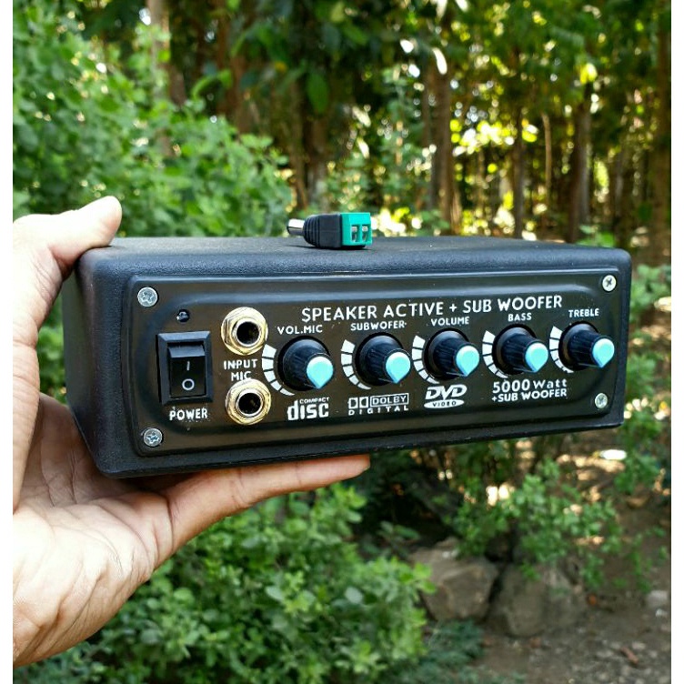 KODE T42R POWER MINI 12 VOLT AMPLIFIER TDA DOUBLE CHANNELKARAOKE SUBWOOFER