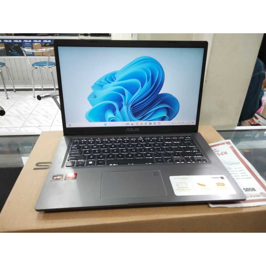 Laptop Baru Asus M415DA RYZEN 3 RAM 8GB SSD 256GB 14" FHD Radeon Grapichs