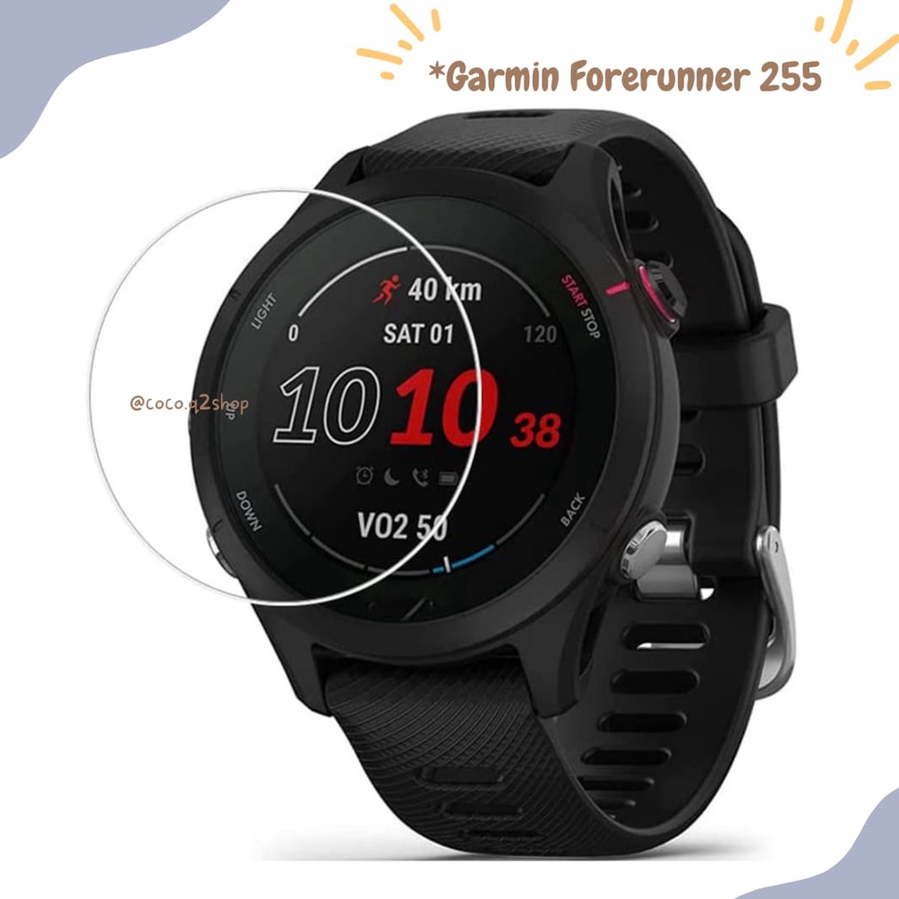 KODE E6C ANTI GORES GARMIN FORERUNNER 255  TEMPERED GLASS GARMIN WATCH FORERUNNER 255 SMARTWATCH