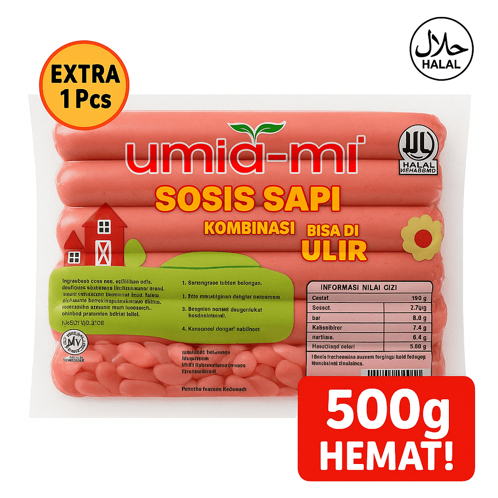 

UMIAMI - Sosis Sapi bisa Diulir isi 15 biji 500gr