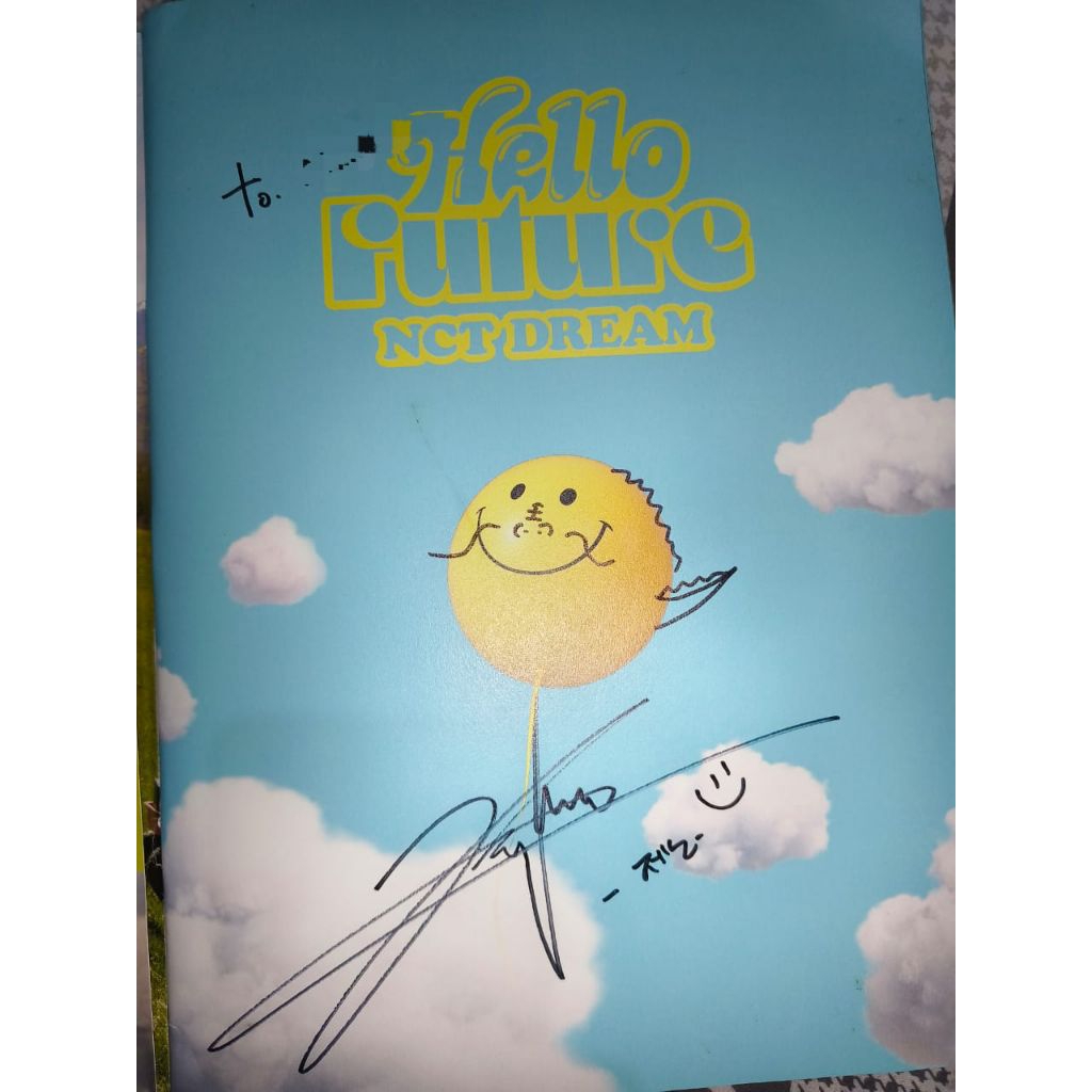[BOLEH NEGO] SIGNED ALBUM JENO NCT DREAM GLITCH MODE HELLO FUTURE EVENT YZY WITHFANS YIZHIYU
