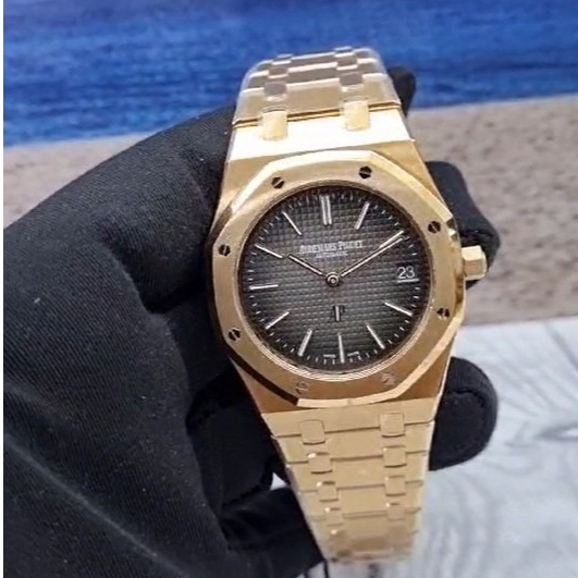 JAM TANGAN AP THIN ROSE BLACK SWISS AUTOMATIC 39MM SWISS ZF FACTORY