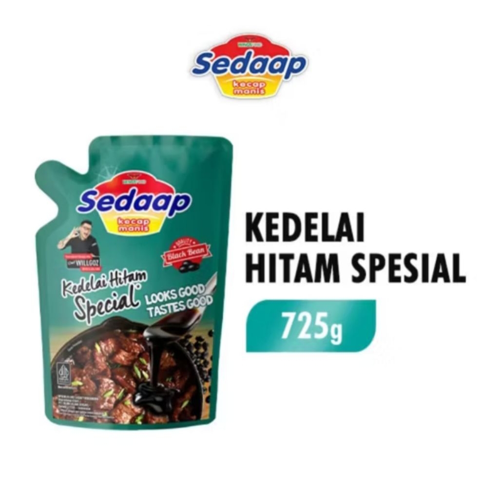 

Sedaap Kecap Manis Kedelai Hitam Spesial Refill 725 g