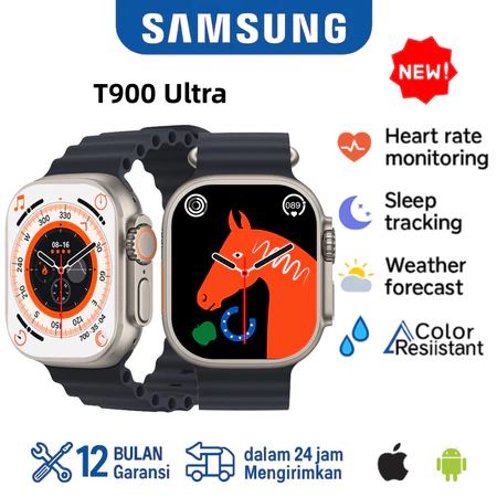 【✅100% Asli】(COD)Samsung Watch 10 Pro Max Smart Watch 2.3 Inci Layar Sentuh SmartWatch Max Jam Pinta