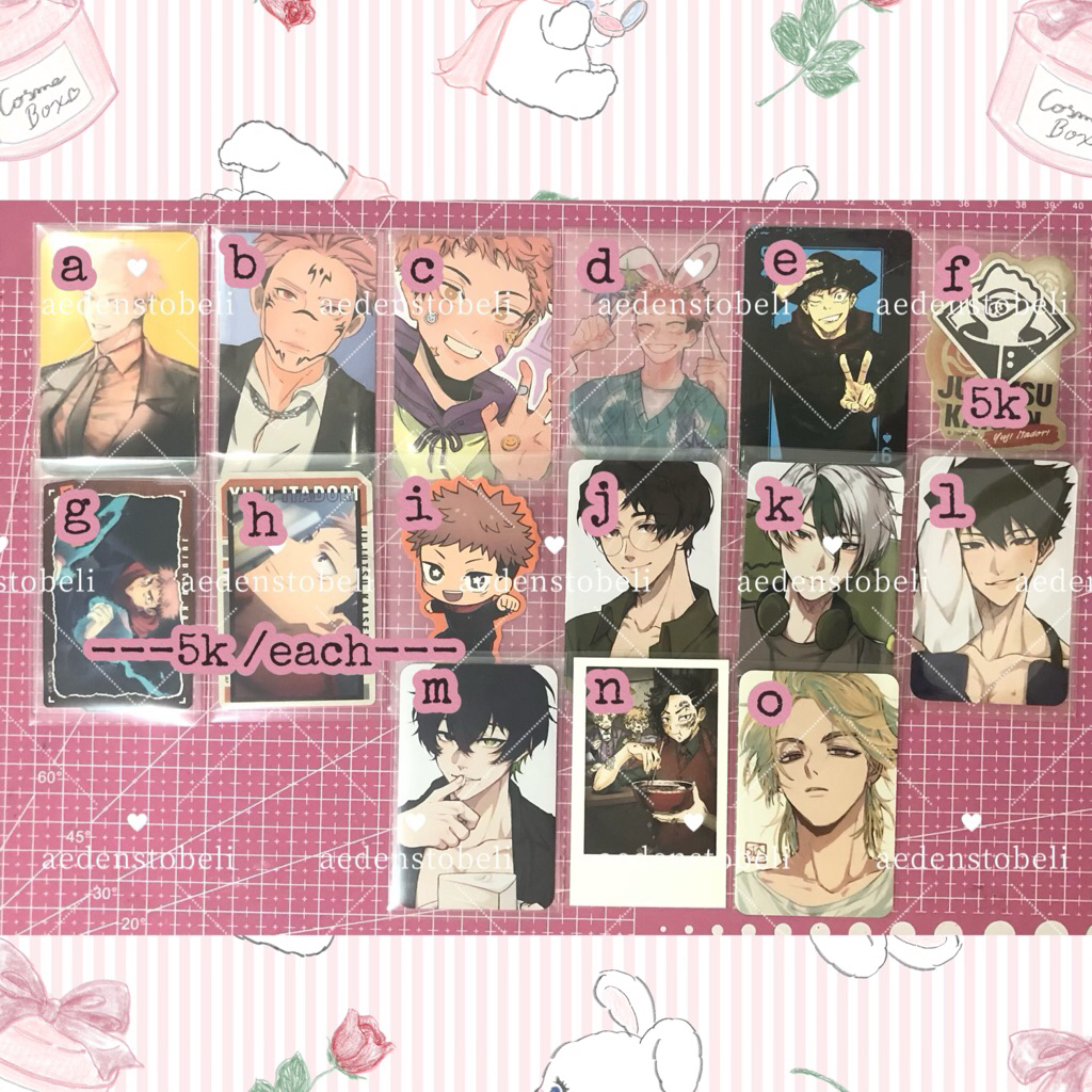 pc photocard itadori yuuji