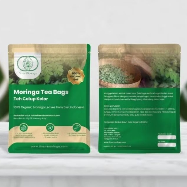 

TEH CELUP KELOR TIMOR MORINGA (SACHET) - 100% Organik bantu tingkatkan imunitas tubuh