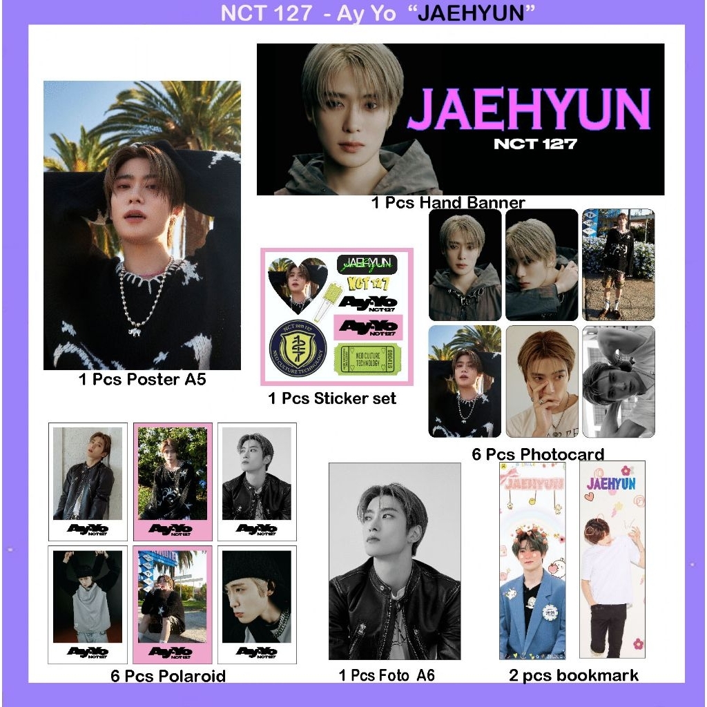 set fankit lengkap NCT 127 Ay Yo jaehyun taeyong doyoung