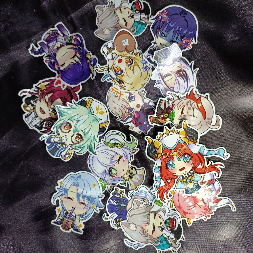 

RANDOM STICKER ( 3 Item )ANIME GENSHIN IMPACT KUCING MEME HONKAI STAR RAIL AOV ARENA OF VALOR