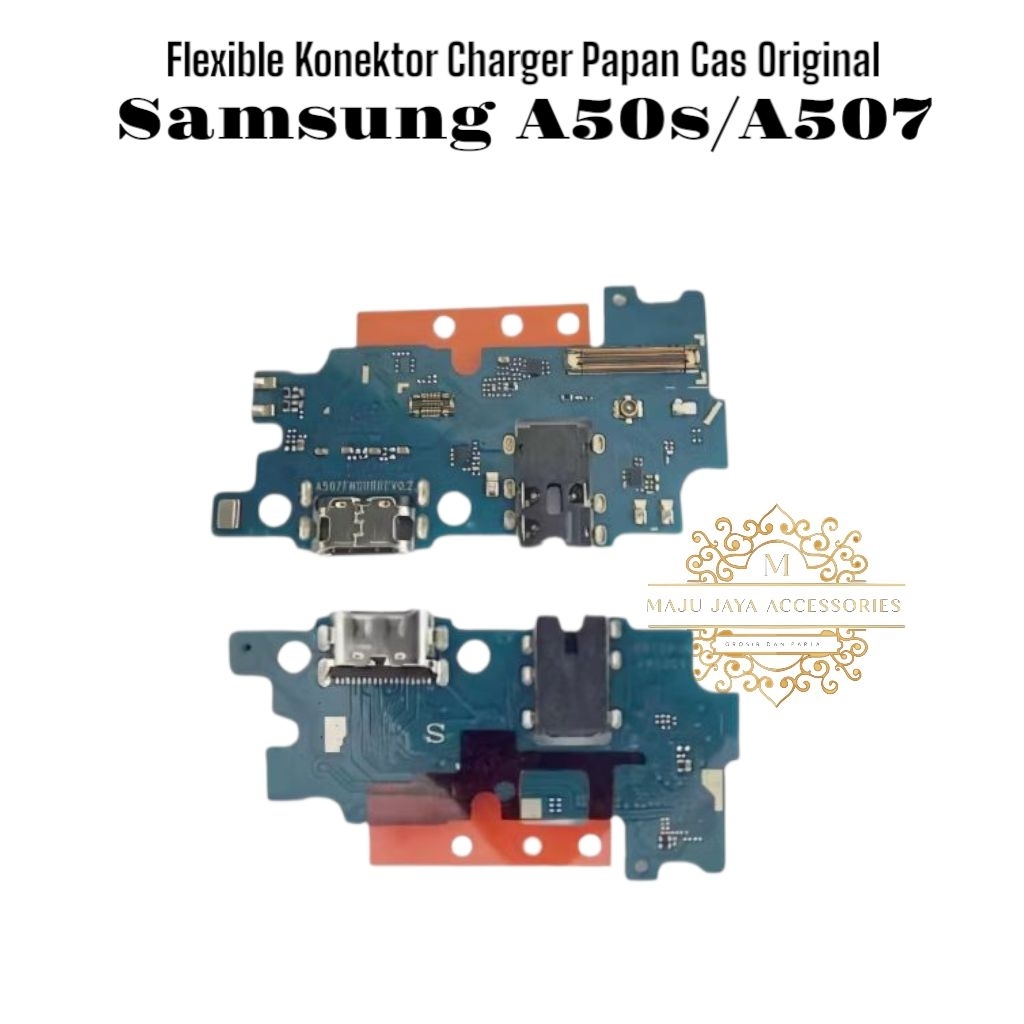 Flexible Konektor Charger Con Cas +Mic Samsung A50s A507 Original