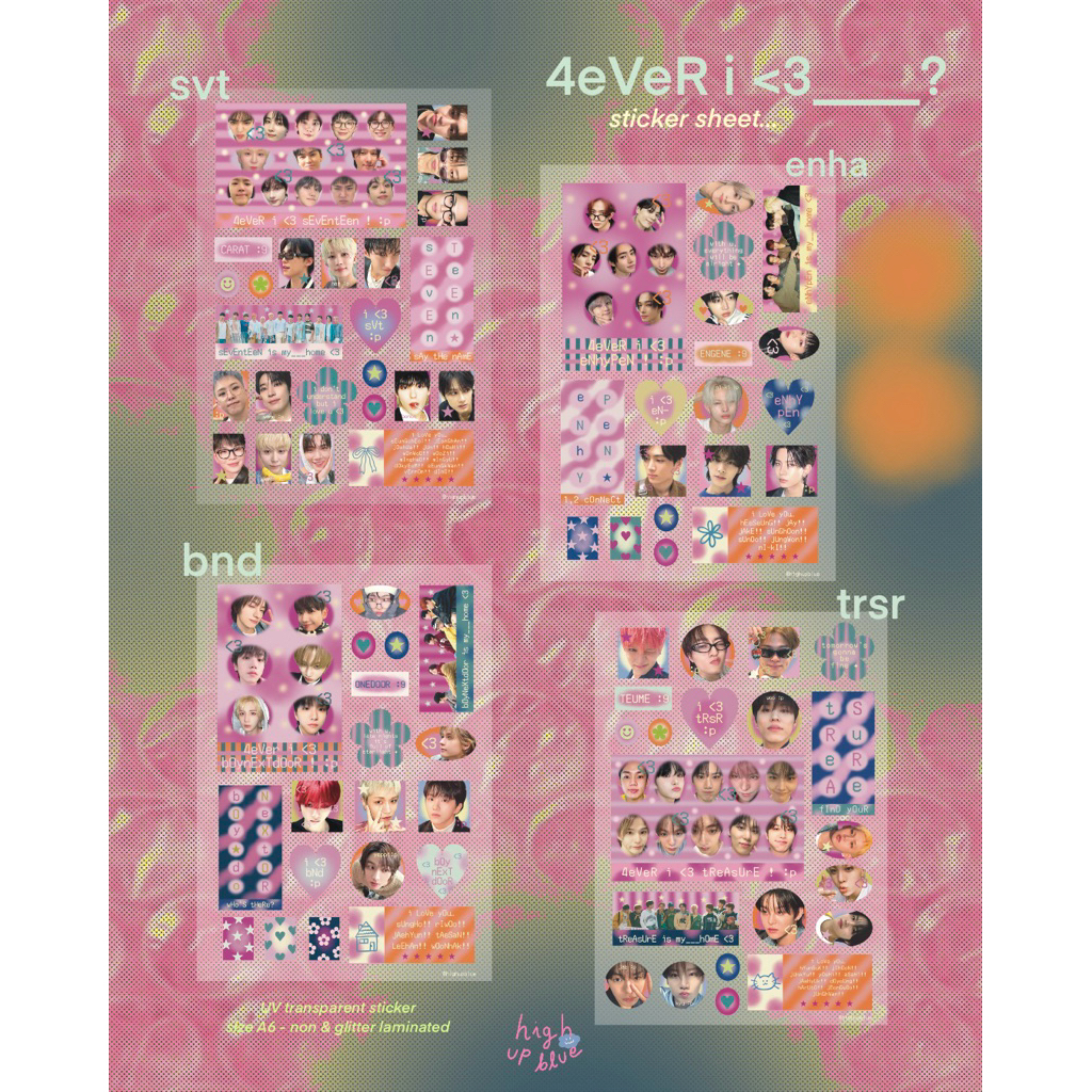 

[ready stock] 4ever i love sticker | by highupblue