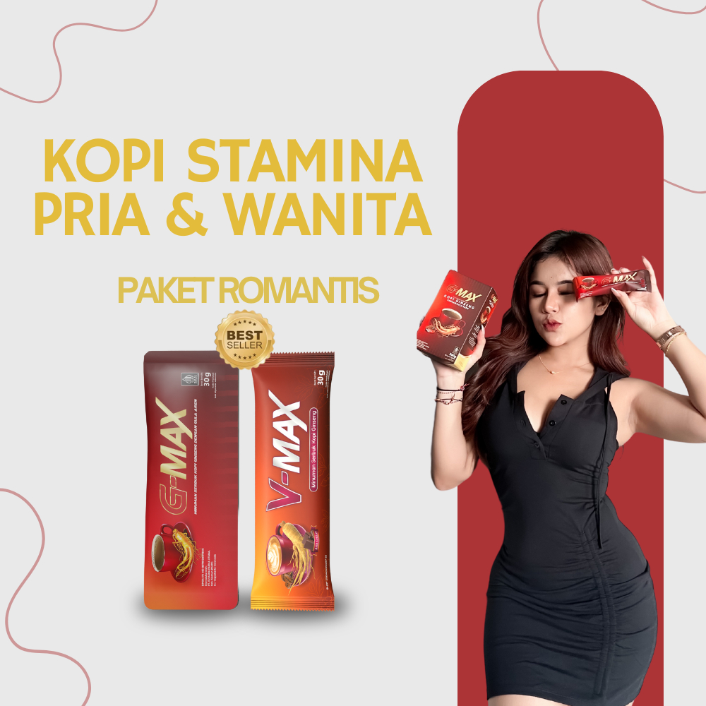 

KOPI G-MAX & V-MAX ORIGINAL Bantu Tingkatkan Stamina Pria Secara Maksimal HALAL & AMAN