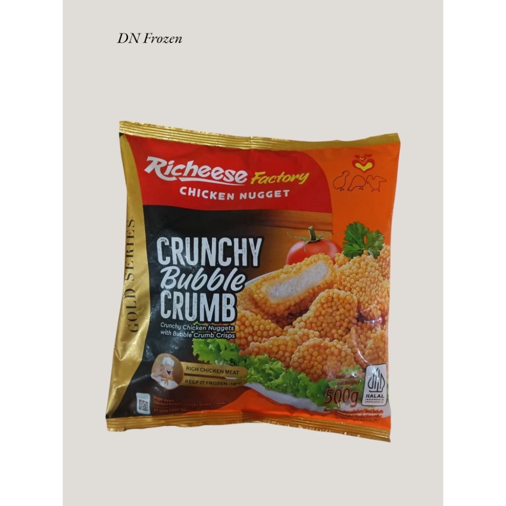 

Richeese Chicken Nugget Crunchy Bubble Crumb 500 Gram