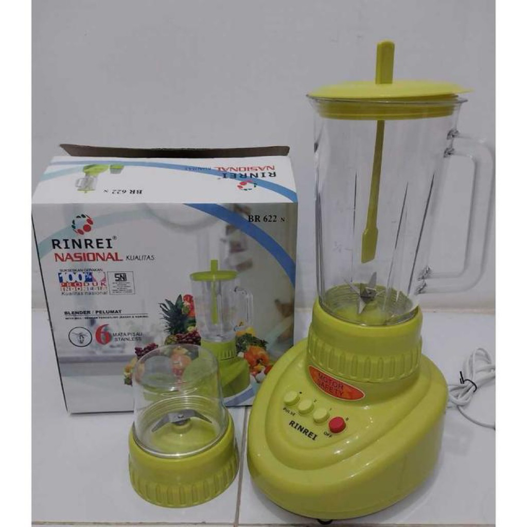 Blender Rinrei 2 in 1 Akrilik/ Blender Rinrei 622 N /Blender jus/Blender buah/Blender Rinrei