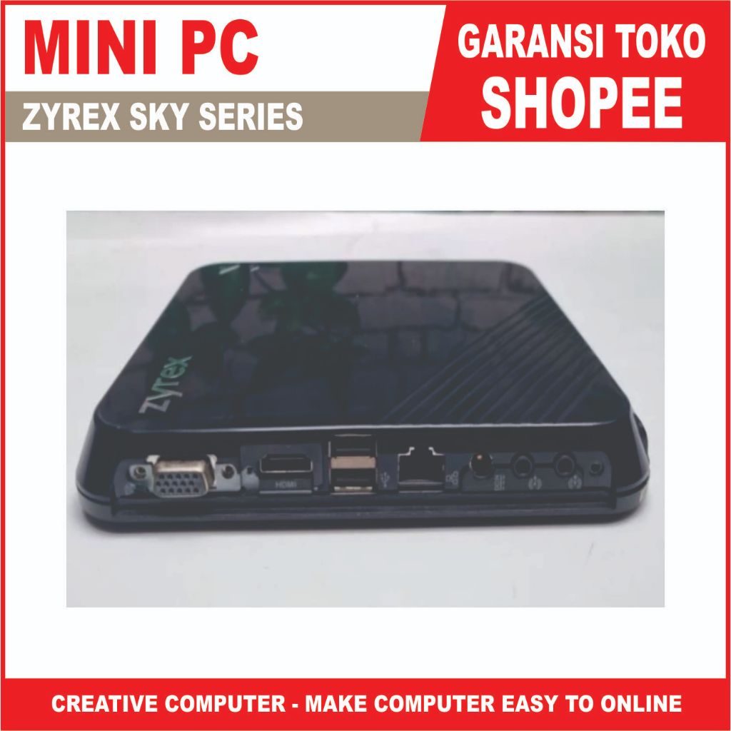 PC MINI ZYREX SKY SERIES HDMI CELERON J1800