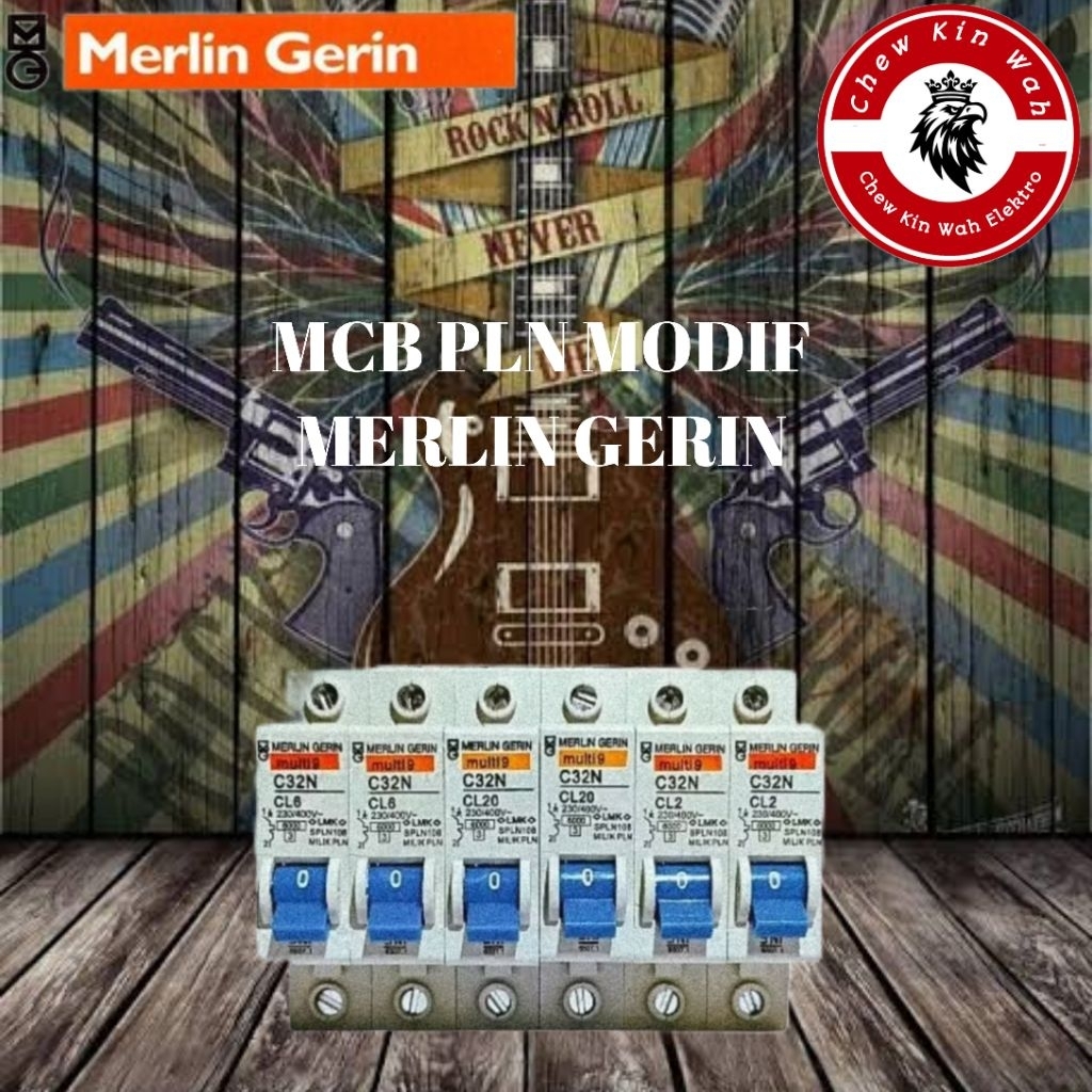 MCB Modif PLN Merlin Gerin Anti jeglek seperti 10a Modif 2a Barang Original Di Jamin Normal