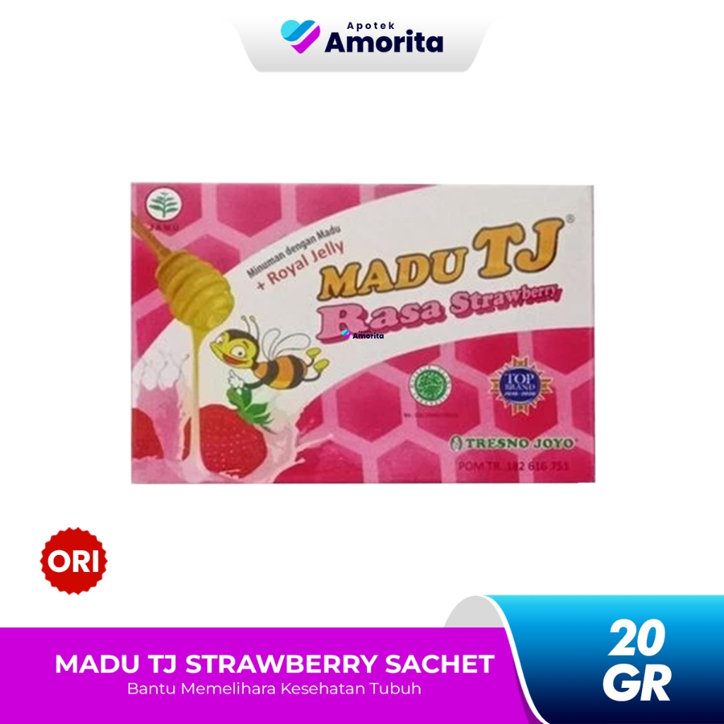 

Madu TJ Rasa Strawberry 1 Sachet - Meningkatkan Daya Tahan Tubuh
