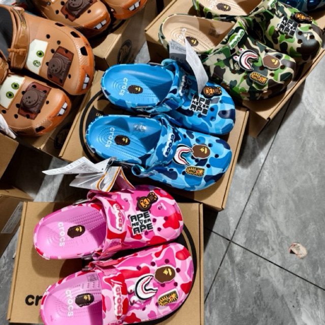 CROCS X BATHINGAPE EXCLUSIVE BAPE
