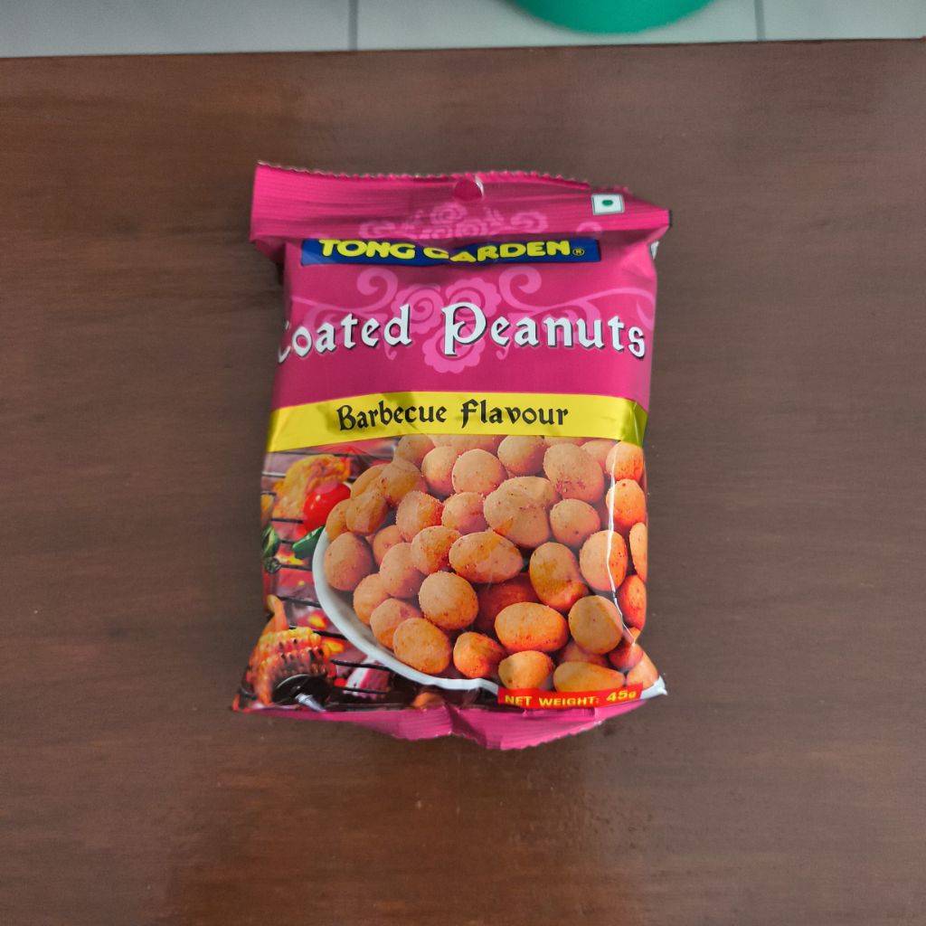 

Tong Garden Coated Peanuts Barbecue Flavour 45g